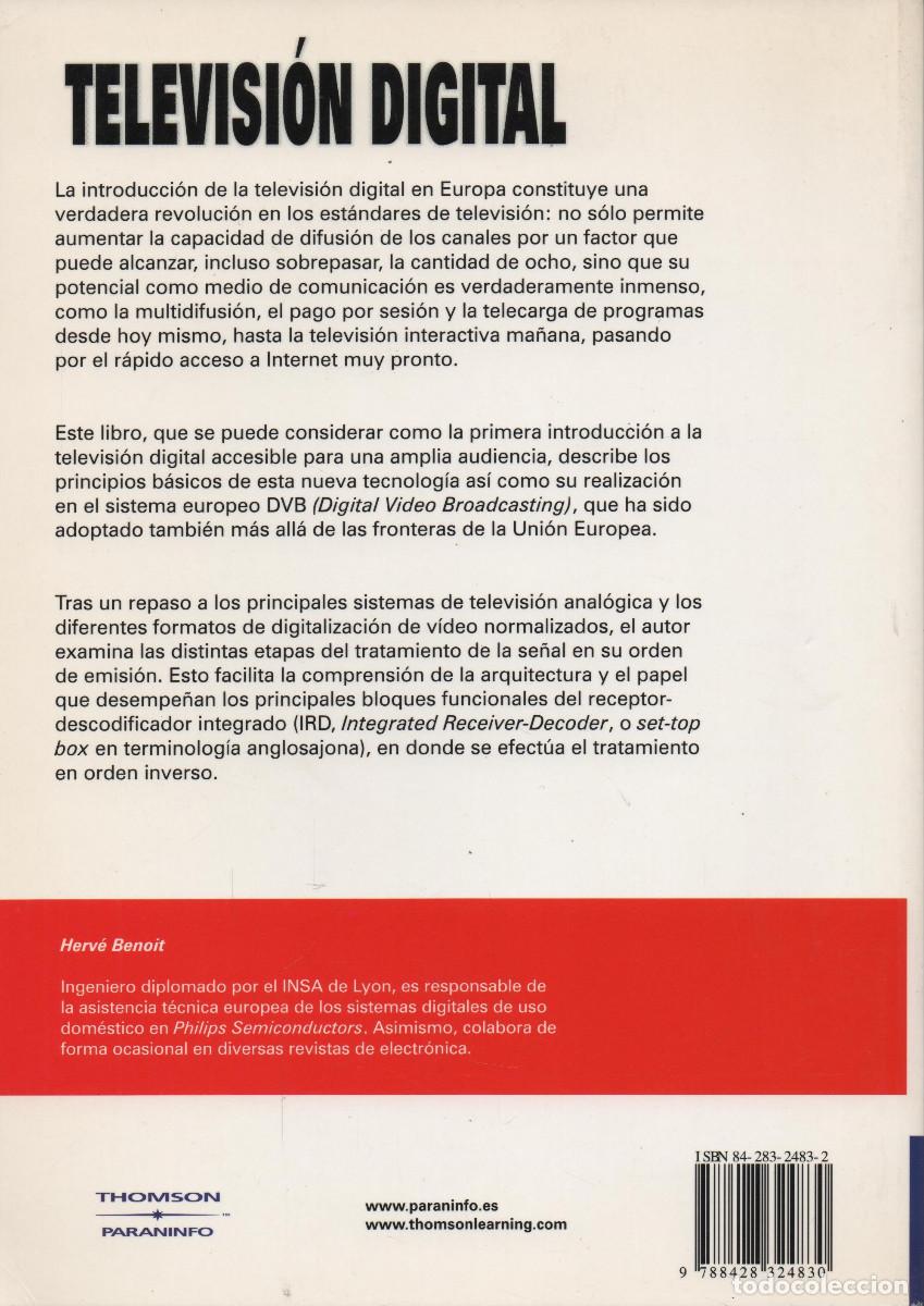Libros: Televisi&oacute;n digital. Herv&eacute; Benoit. Thomson/Paraninfo. 2004. - Foto 2