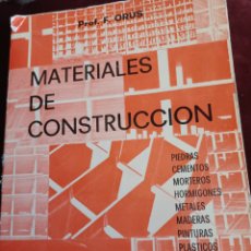 Libros: BARIBOOK 127 MATERIAL DE CONSTRUCCIÓN PROFESOR F ORUS EDITORIAL DOSSAT. Lote 400773794