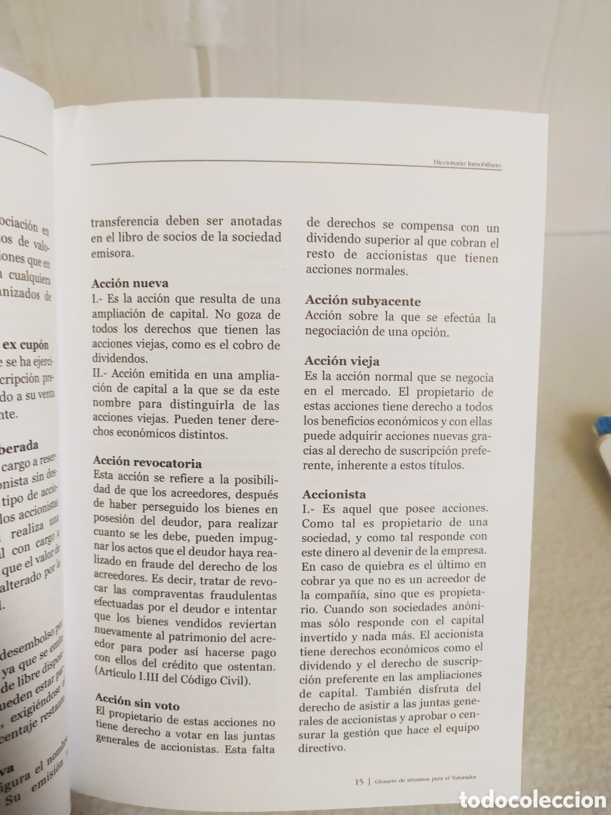 Libros: Diccionario inmobiliario 2003 - Foto 2