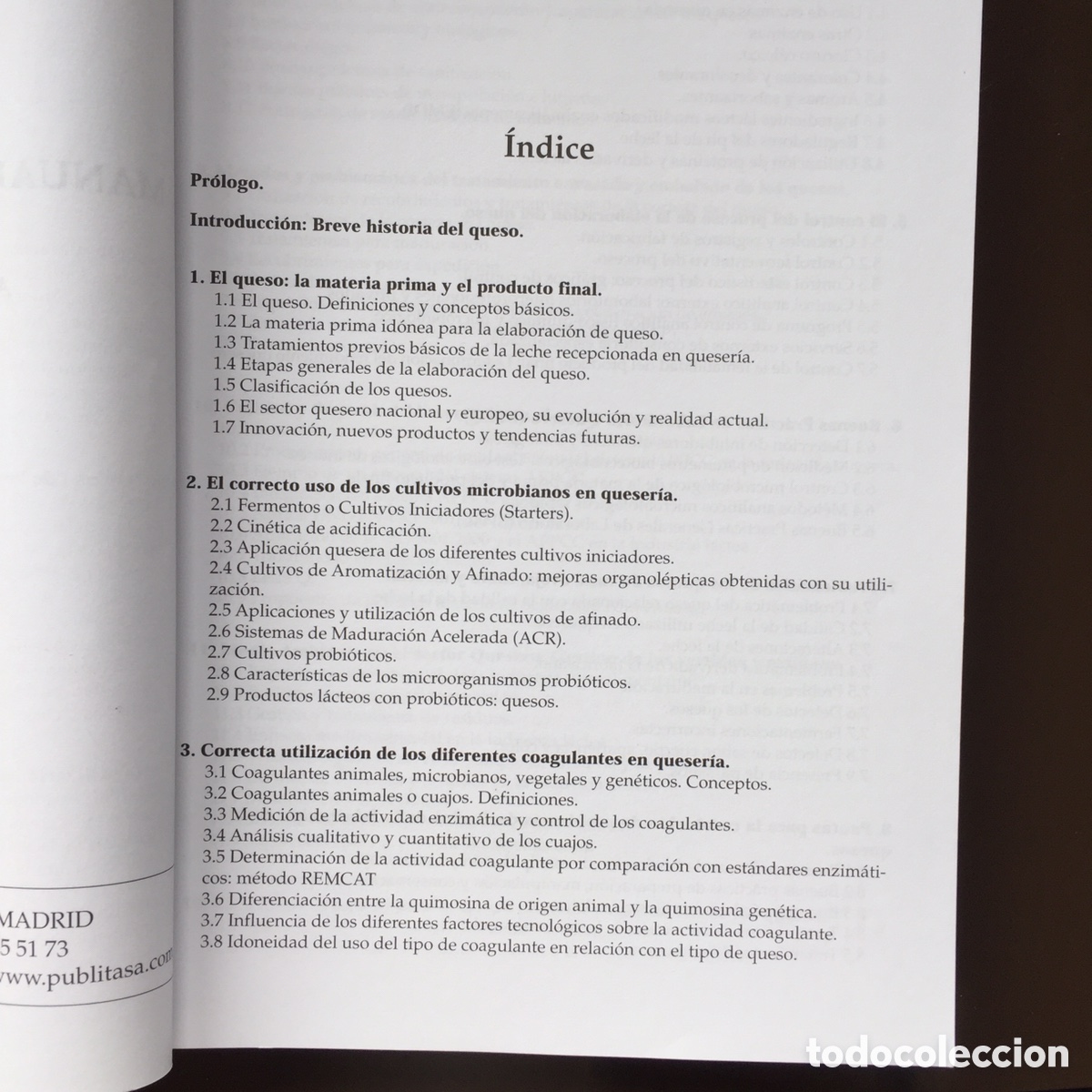 Libros: MANUAL PRACTICO DE QUESERIA MIGUEL ANGEL RAMIREZ EDICIONES AYALA 2005 - Foto 2