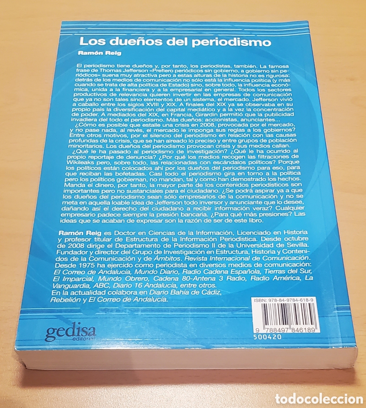 Libros: Los due&ntilde;os del periodismo - Ram&oacute;n Reig - Foto 2
