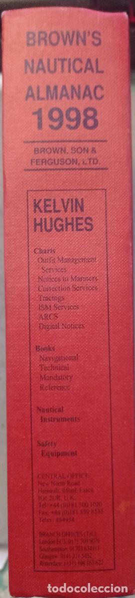 Libros: Browns Nautical Almanac,1998 - Foto 2