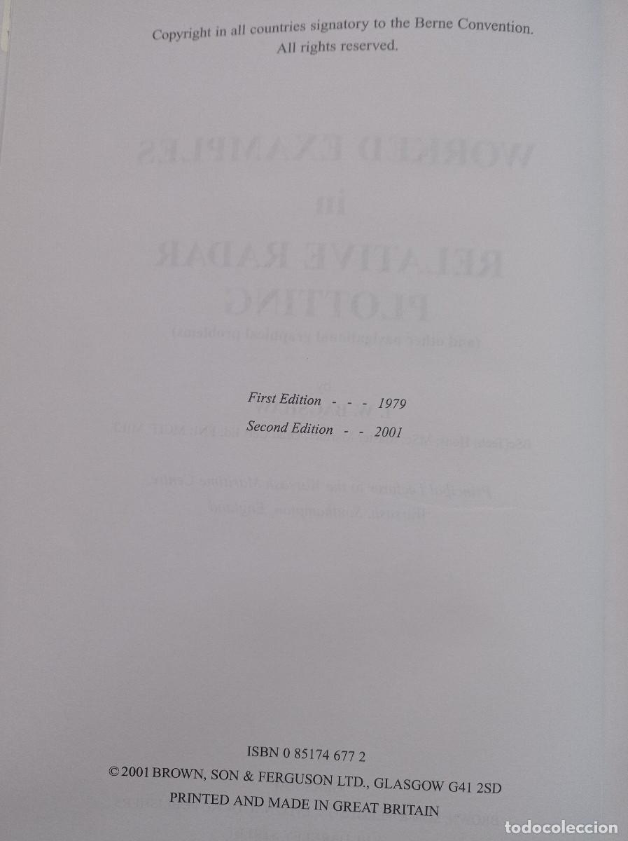 Libros: Worked Examples in Relative Radar Plotting I.W. Bagshaw Edici&oacute;n en Ingl&eacute;s - Foto 3
