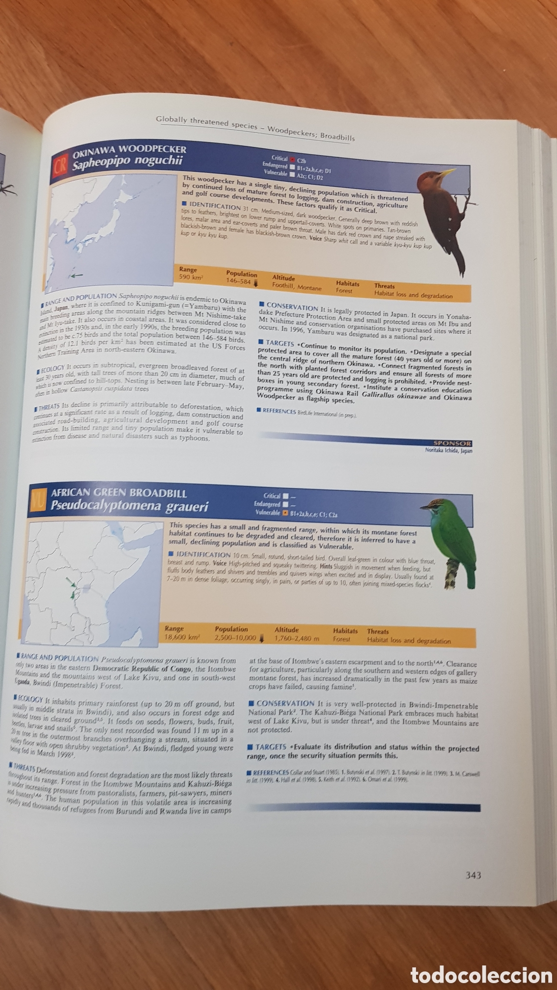 Libros: Threatened birds of the world - Foto 8
