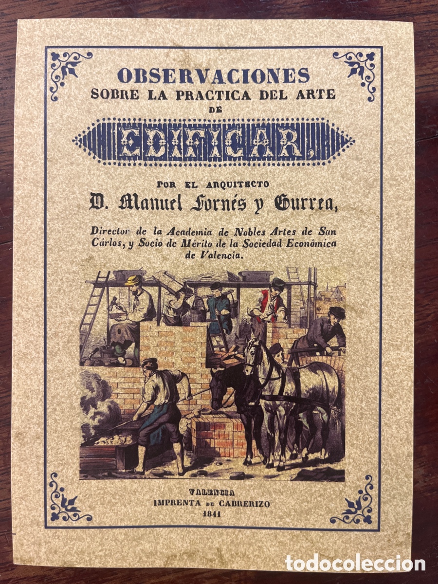 Libros: OBSERVACIONES SOBRE LA PRACTICA DEL ARTE DE EDIFICAR - Foto 1