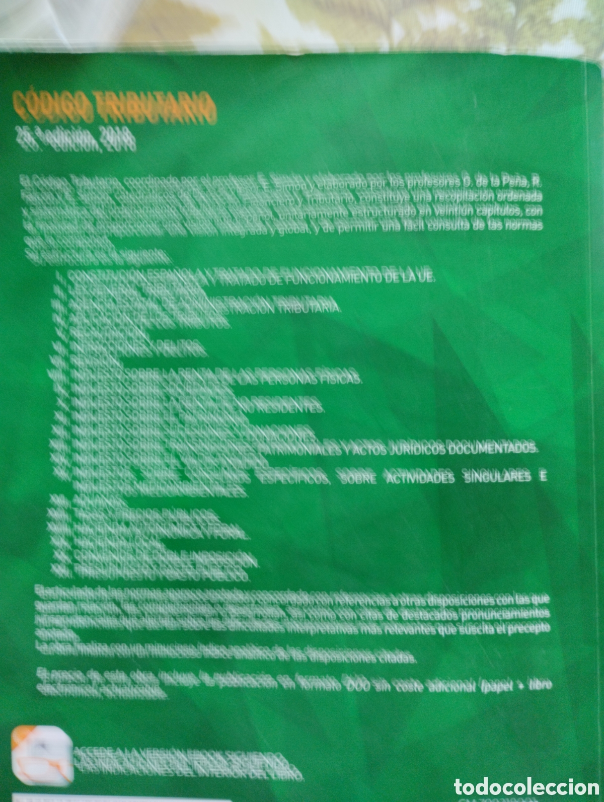 Libros: CODIGO TRIBUTARIO 25&deg; EDICI&Oacute;N ,2018 - Foto 2