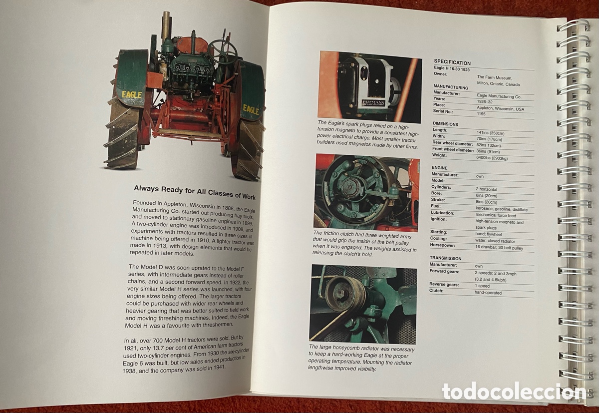 Libros: The Gatefold TRACTORS 36 tractores hist&oacute;ricos - Foto 6