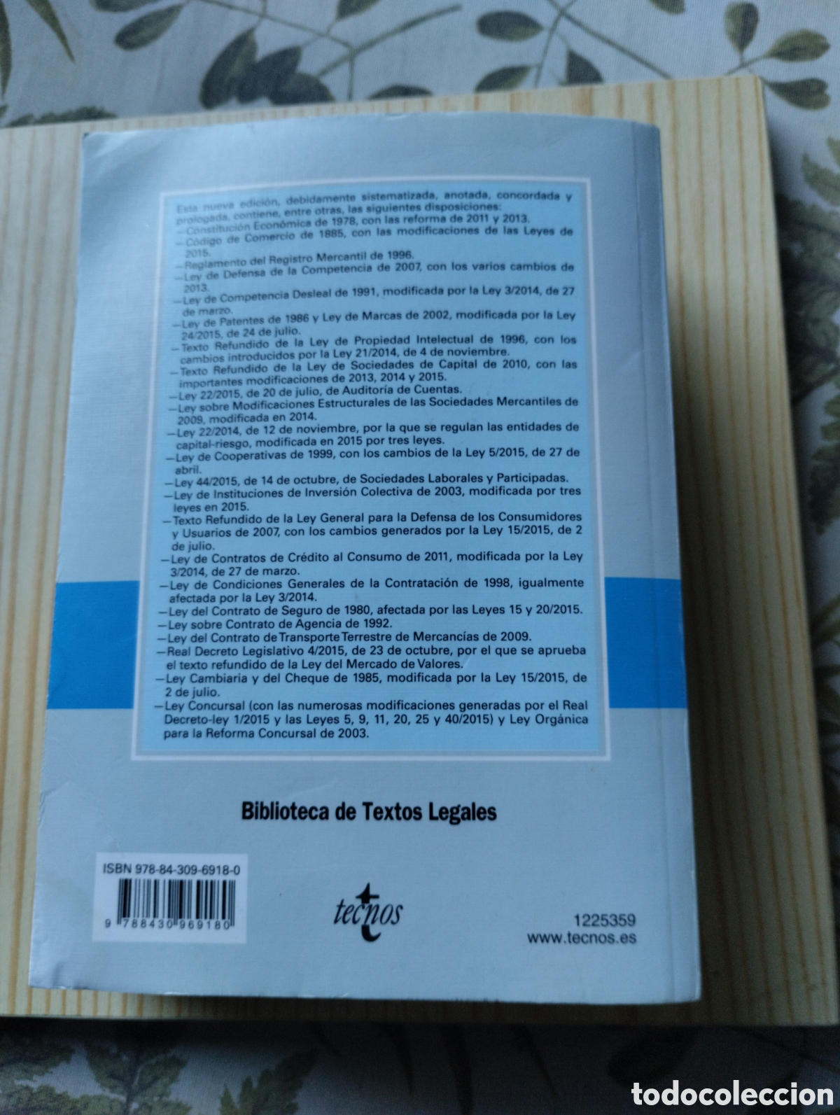 Libros: C&Oacute;DIGO DE COMERCIO Y LEGISLACI&Oacute;N MERCANTIL. - Foto 2