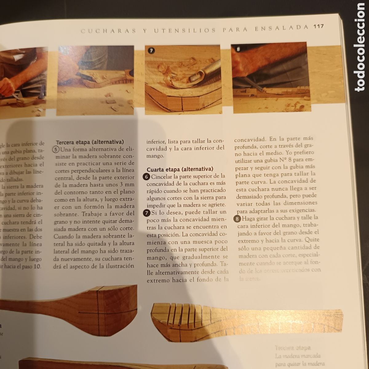 Libros: Enciclopedia de t&eacute;cnicas de talla en madera. Antony Denning. - Foto 2