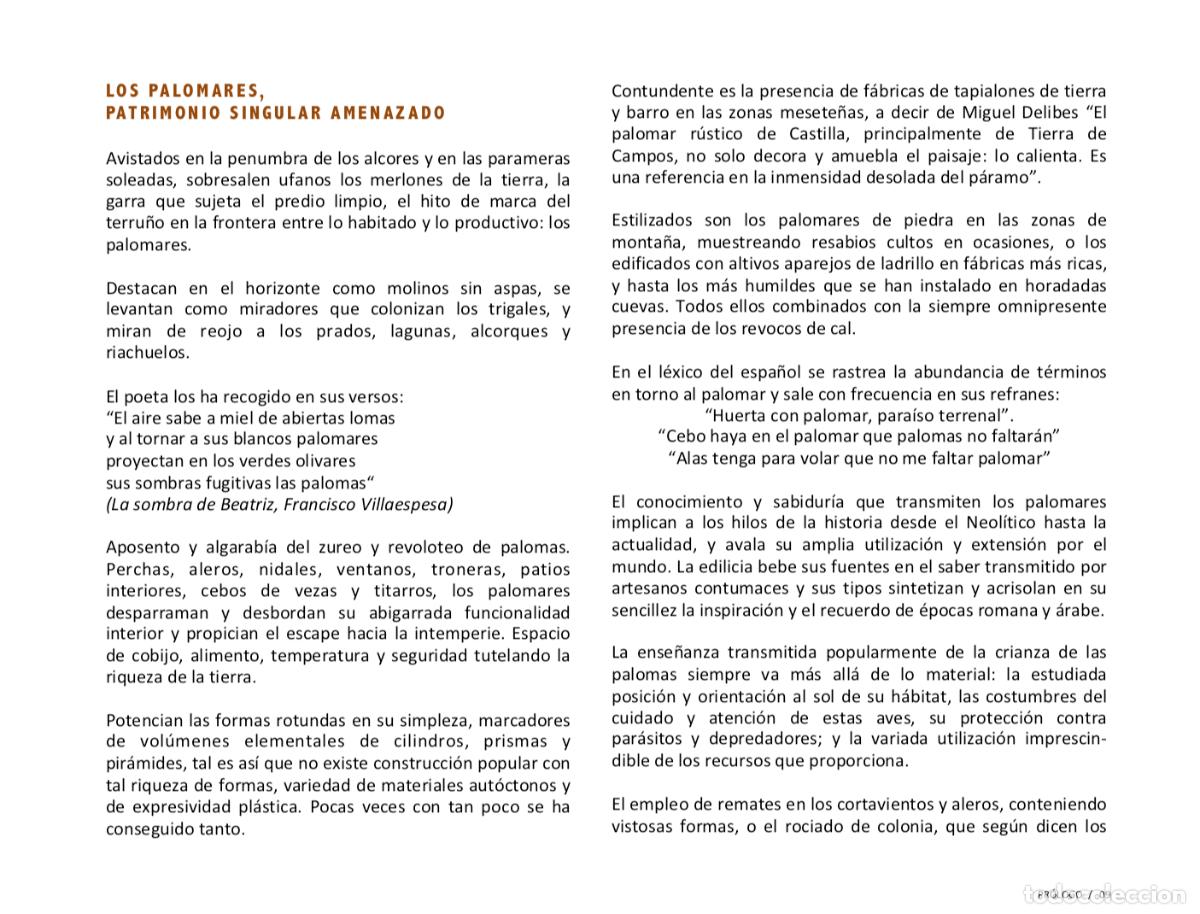Libros: LIBRO PALOMARES SINGULARES DE ESPA&Ntilde;A. Env&iacute;o incluido. - Foto 5