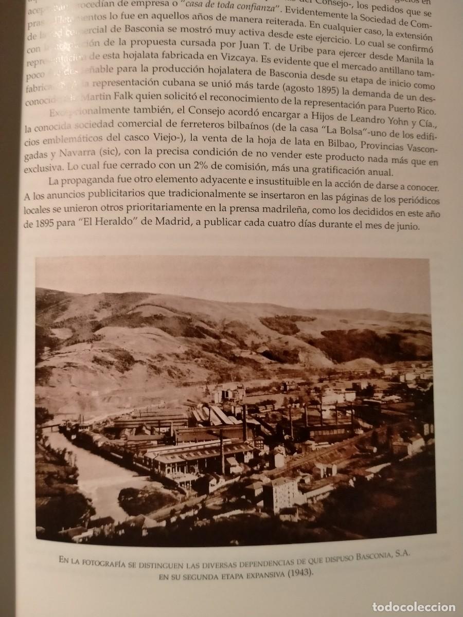 Libros: MAR&Iacute;A JES&Uacute;S CAVA. BASCONIA S.A. (1892-1969) .AUE - Foto 14