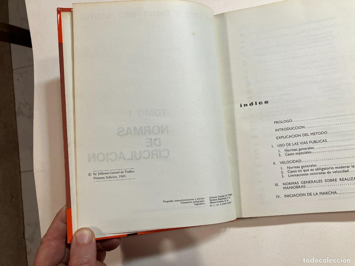 Libros: NORMAS DE CIRCULACI&Oacute;N. EXAMEN TEORICO DE CONDUCIR 1969 - Foto 6
