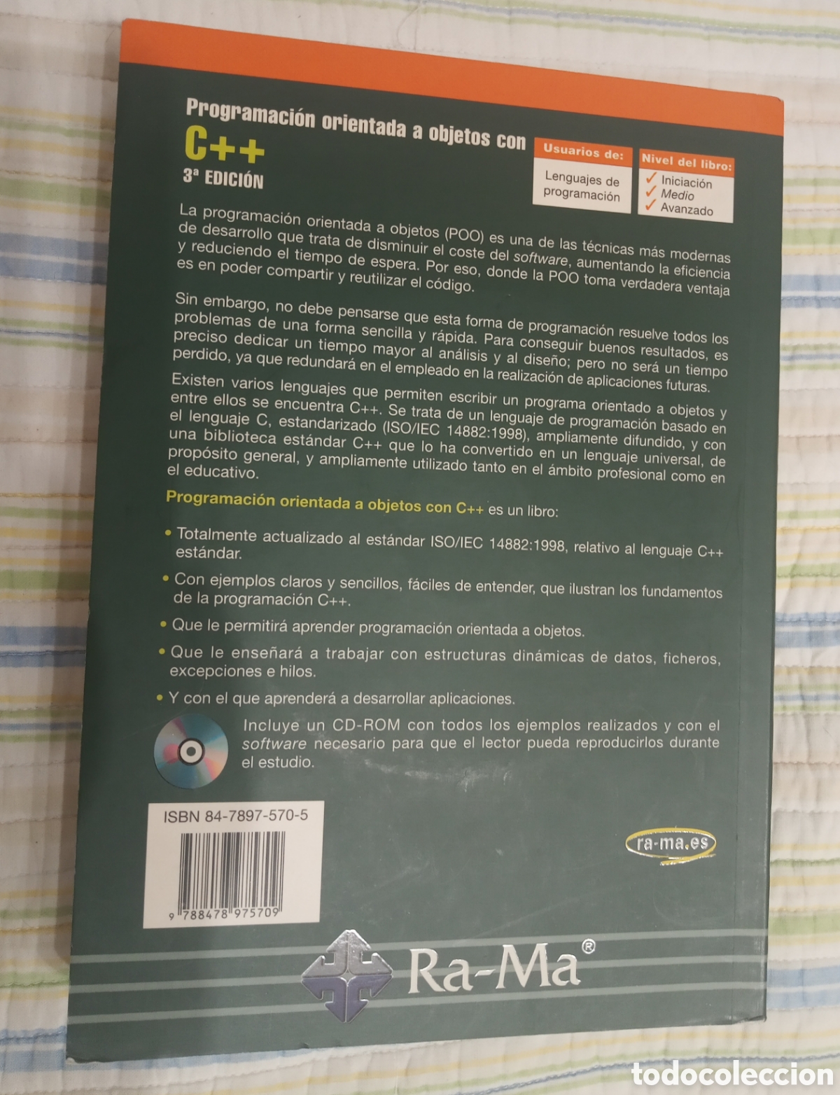 Libros: Libro Programaci&oacute;n Orientada a objetos con C++ - Foto 2