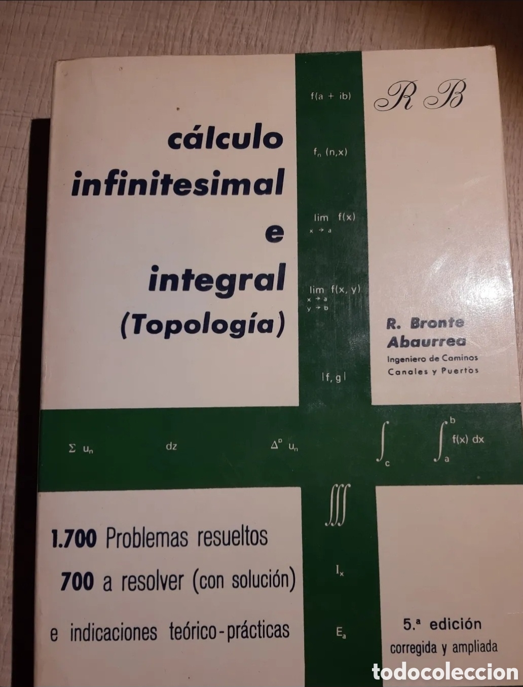 Libros: Calculo infinitesimal e integral (Topologia) R.Bronte - Foto 1