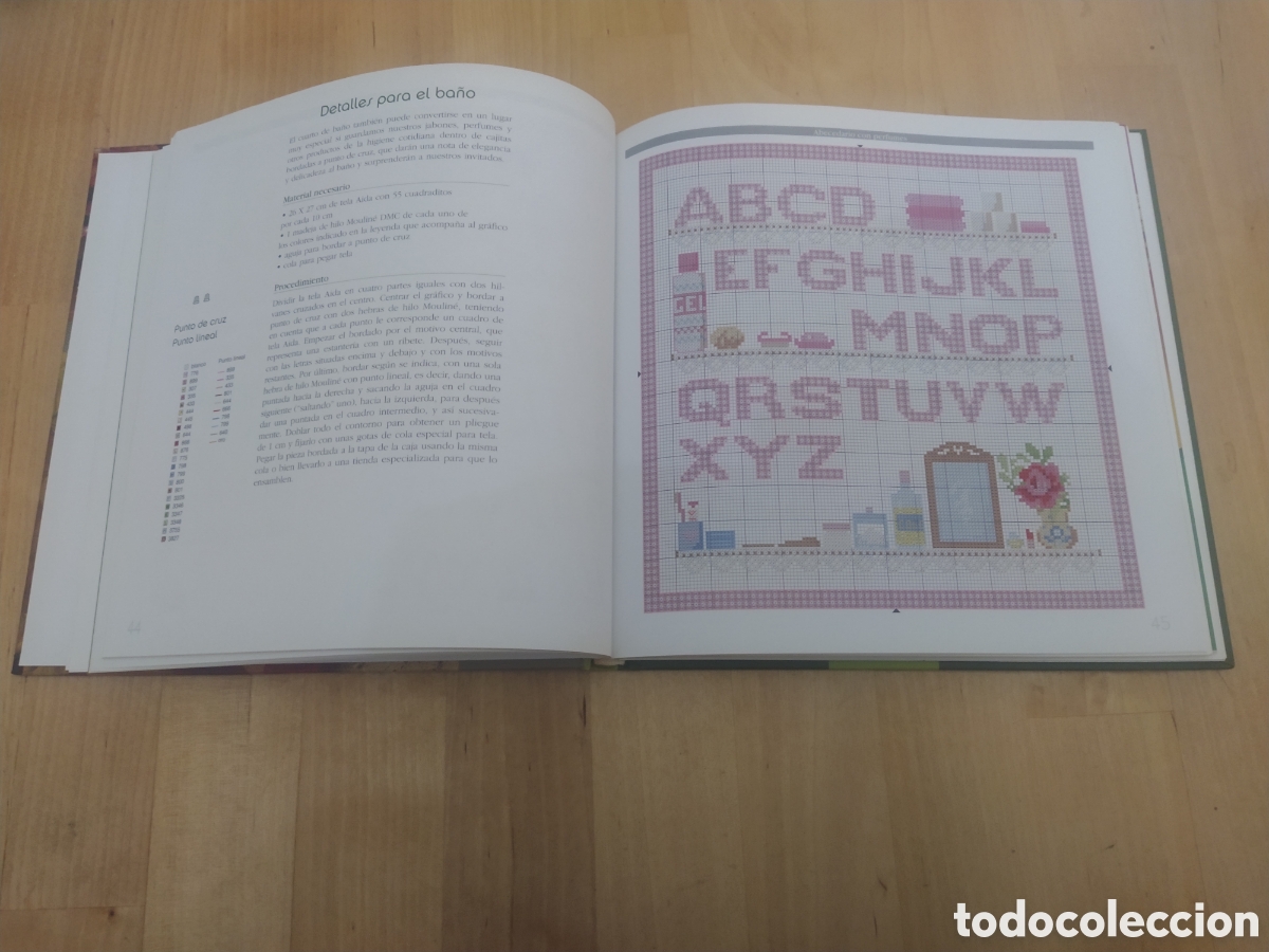 Libros: LOS BASICOS DE PUNTO DE CRUZ ABECEDARIOS - CIRCULO DE LECTORES - Foto 3