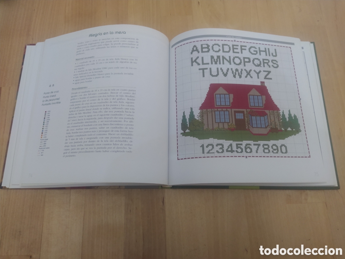 Libros: LOS BASICOS DE PUNTO DE CRUZ ABECEDARIOS - CIRCULO DE LECTORES - Foto 4