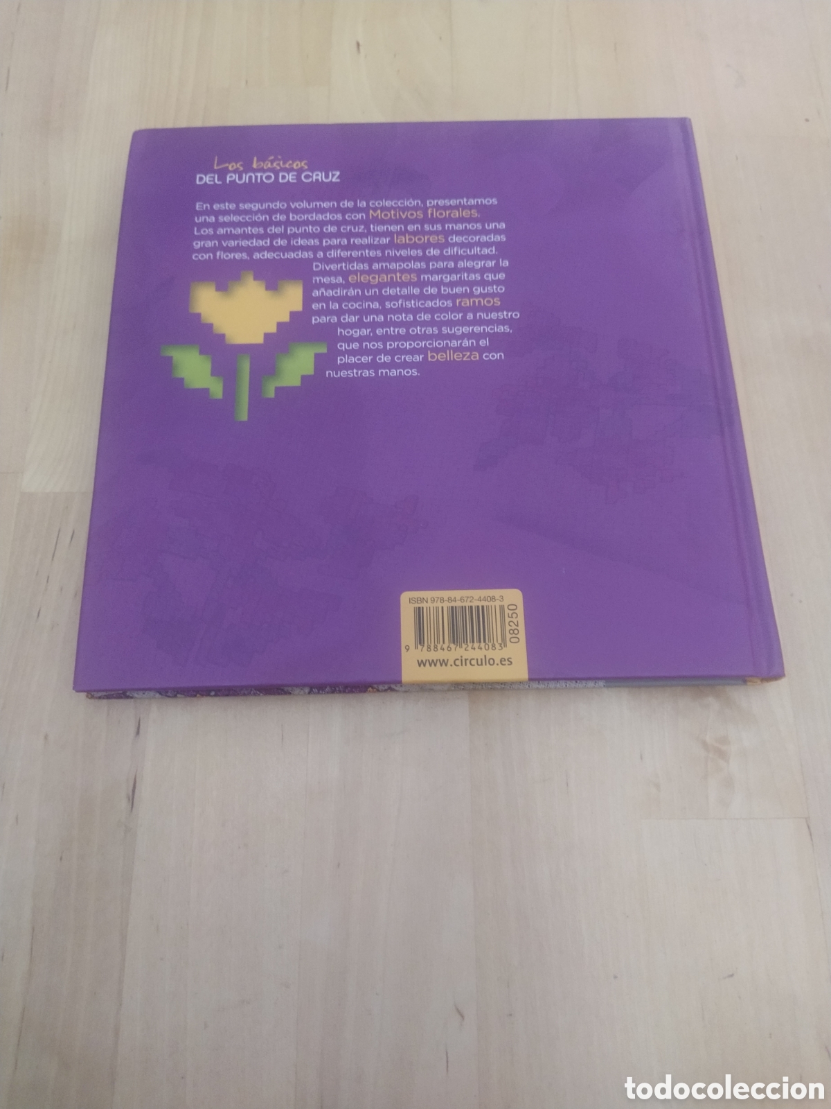 Libros: LOS BASICOS DE PUNTO DE CRUZ MOTIVOS FLORALES - CIRCULO DE LECTORES - Foto 5