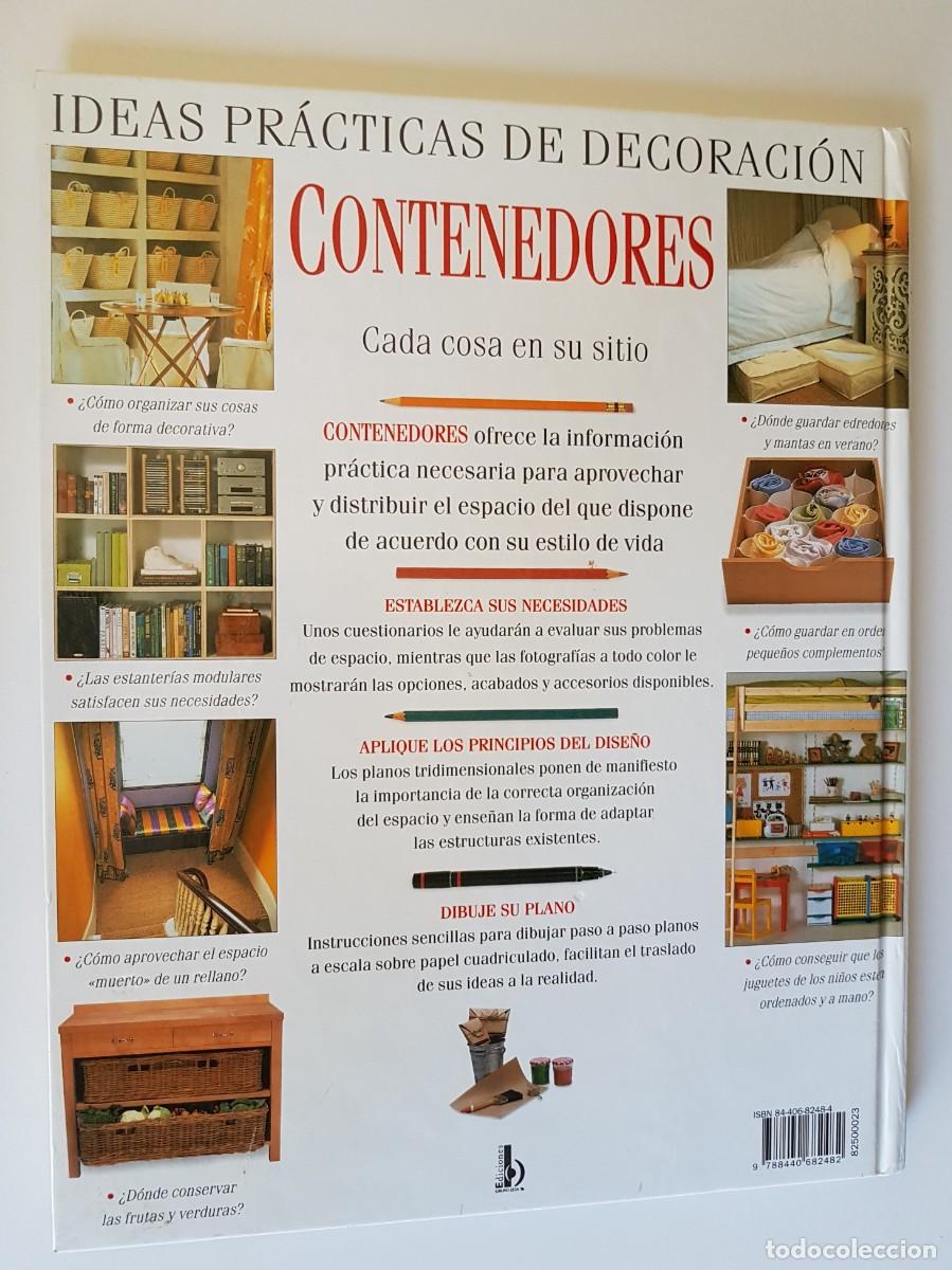 Libros: CONTENEDORES-IDEAS PRACTICAS DE DECORACION-DINAH HALL&BARBARA WEISS. LIBRO - Foto 2