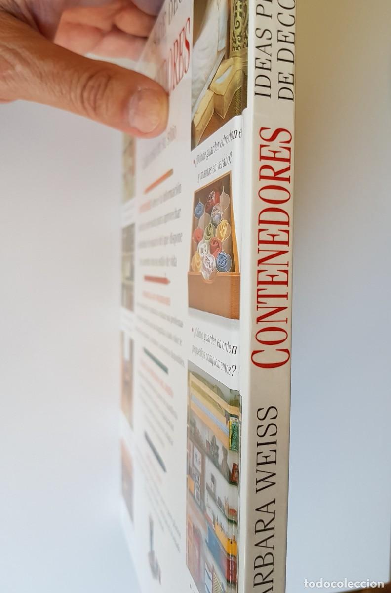 Libros: CONTENEDORES-IDEAS PRACTICAS DE DECORACION-DINAH HALL&BARBARA WEISS. LIBRO - Foto 3