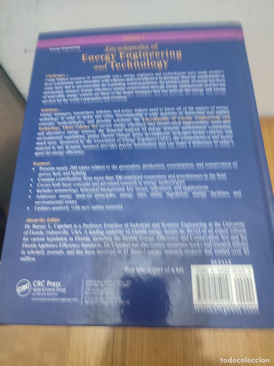Libros: ENCYCLOPEDIA OF ENERGY ENGINEERING AND TECHNOLOGY V3 - Foto 5