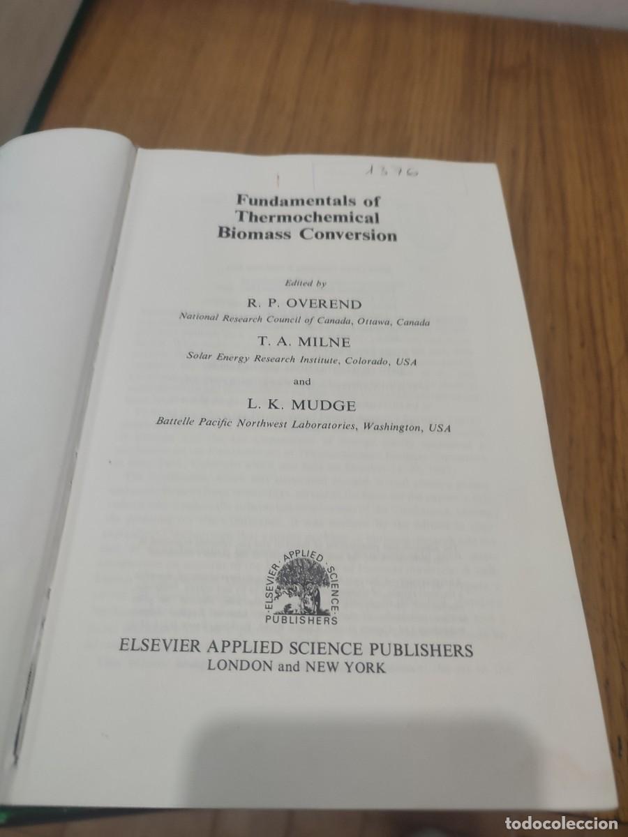 Libros: FUNDAMENTALS OF THERMOCHEMICAL BIOMASS CONVERSION - Foto 5