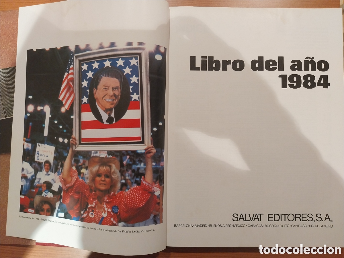 Libros: Libro del a&ntilde;o 1984. Salvat - Foto 3
