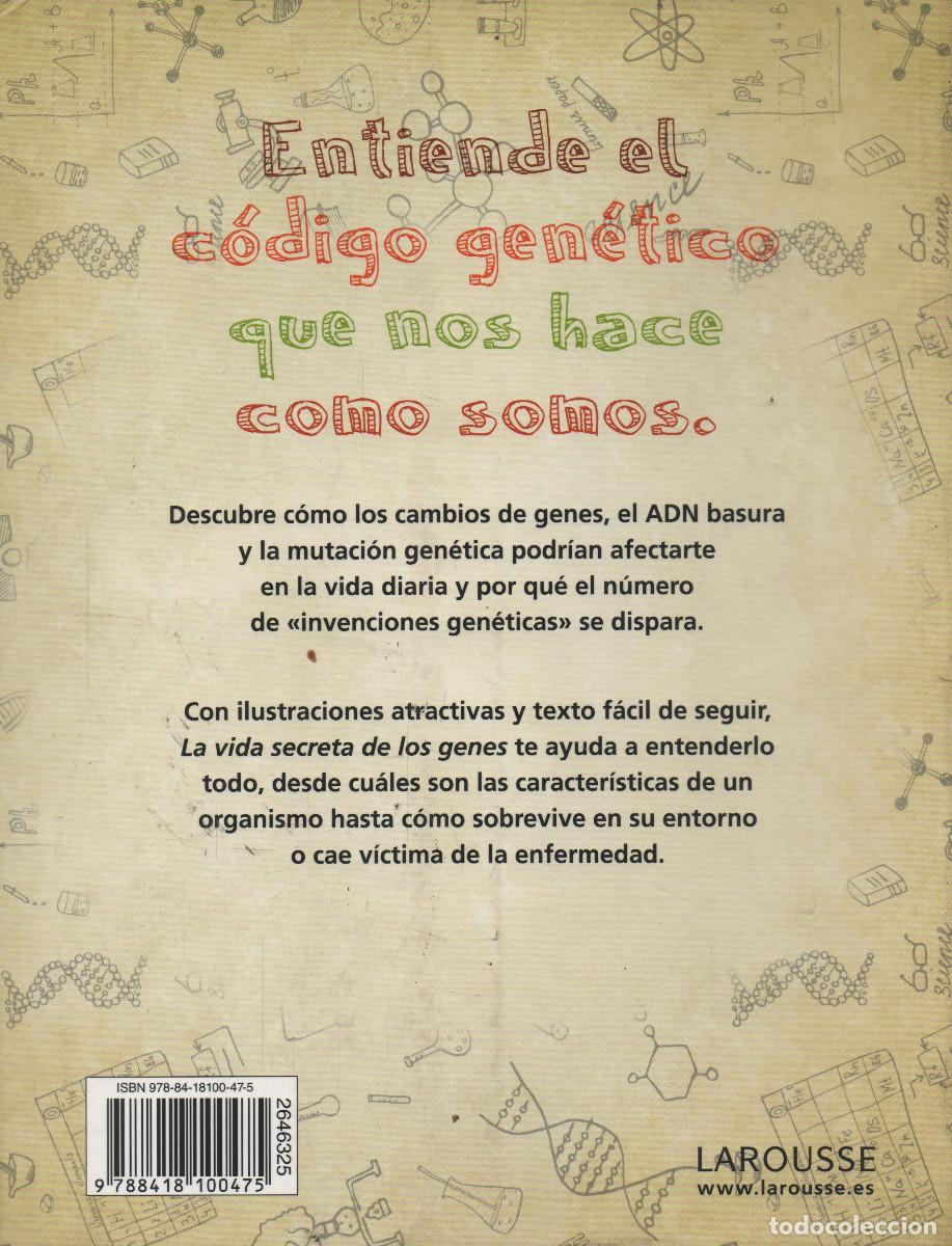 Libros: La vida secreta de los genes. Derek Harvey. Larousse. 2021. - Foto 2