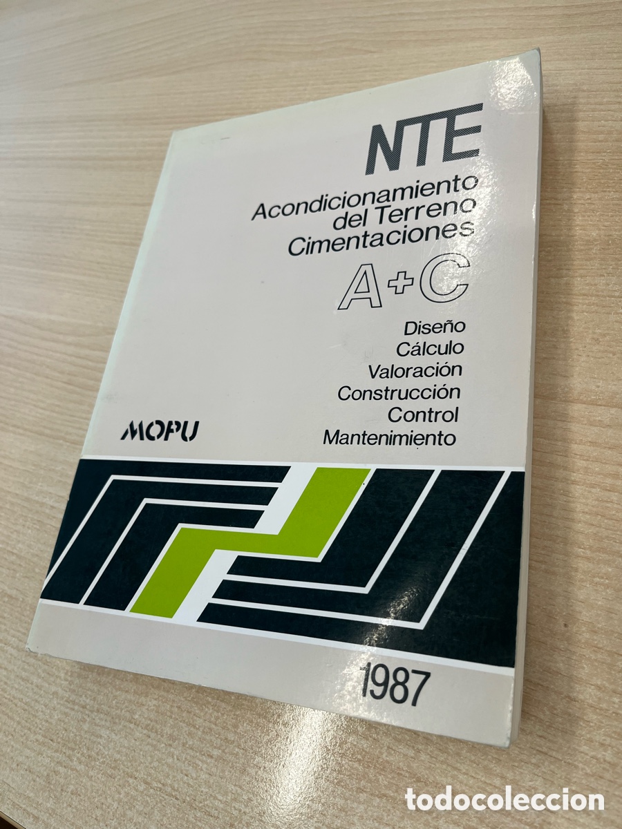 Libros: libro NTE CIMENTACIONES. NORMAS TECNOL&Oacute;GICAS DEL ACONDICIONAMIENTO DE LOS TERRENOS Y CIMENTACIONES - Foto 1