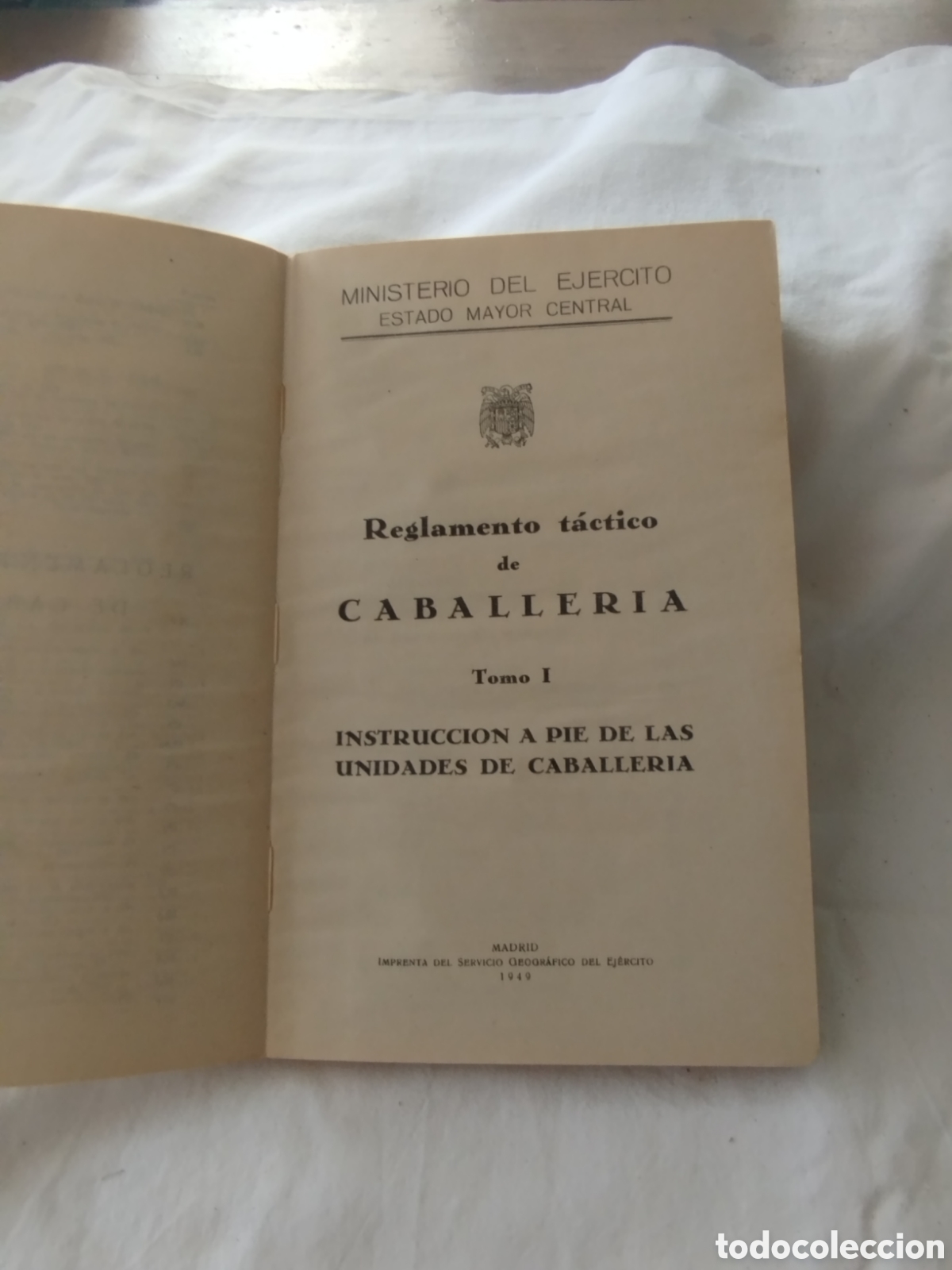 Libros: Reglamento t&aacute;ctico de CABALLERIA 1951 - Foto 2