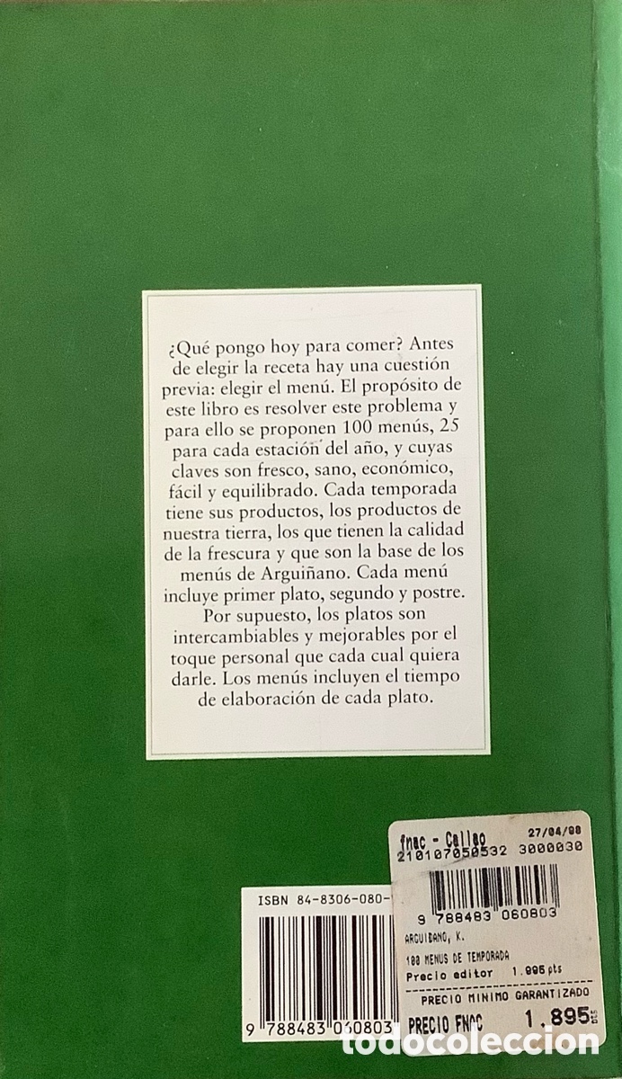 Libros: Cien menus de temporada por Karlos Argui&ntilde;ano - Foto 2