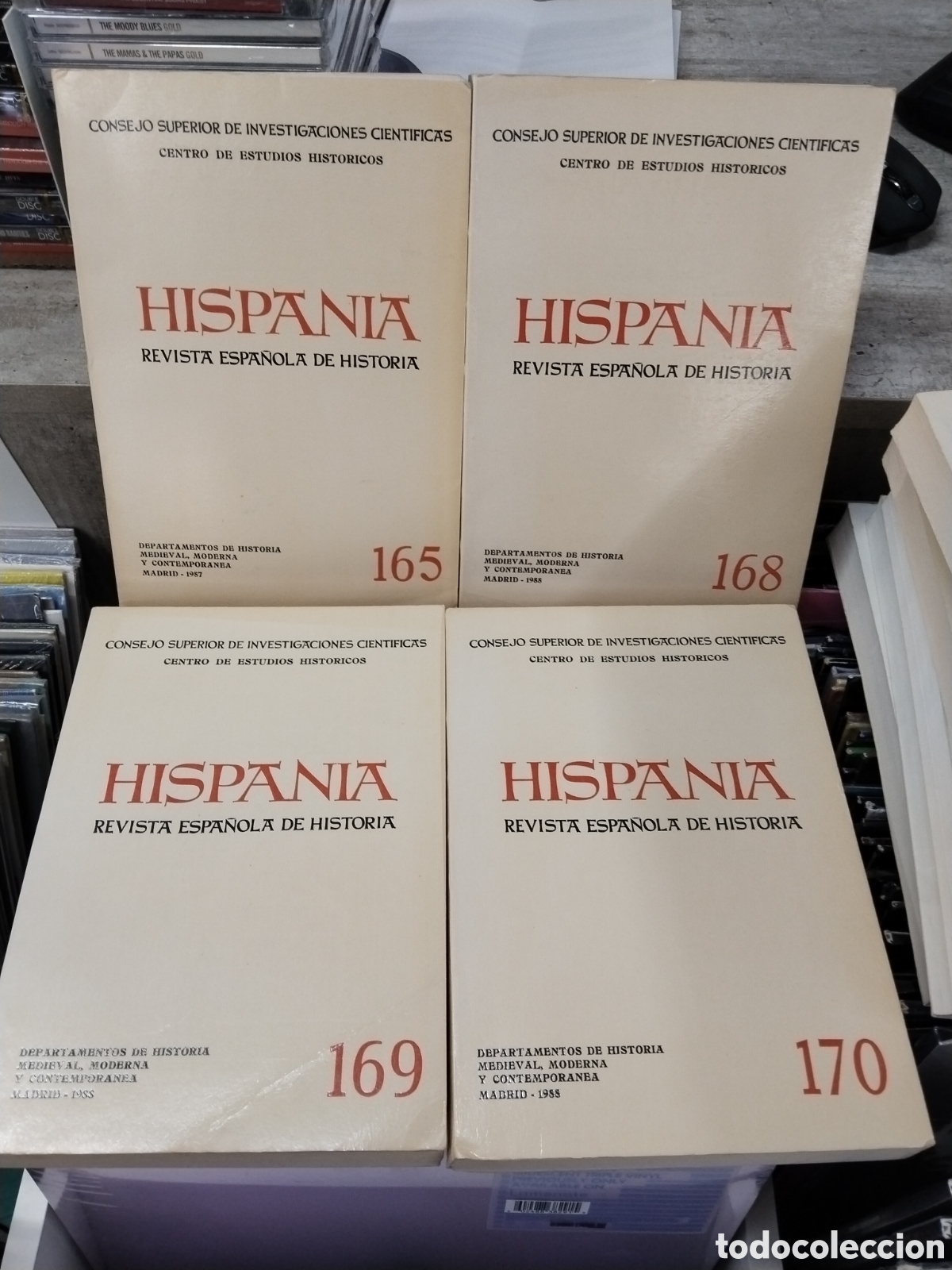 Libros: Hispania revista espa&ntilde;ola de historia lote de diez n&uacute;meros