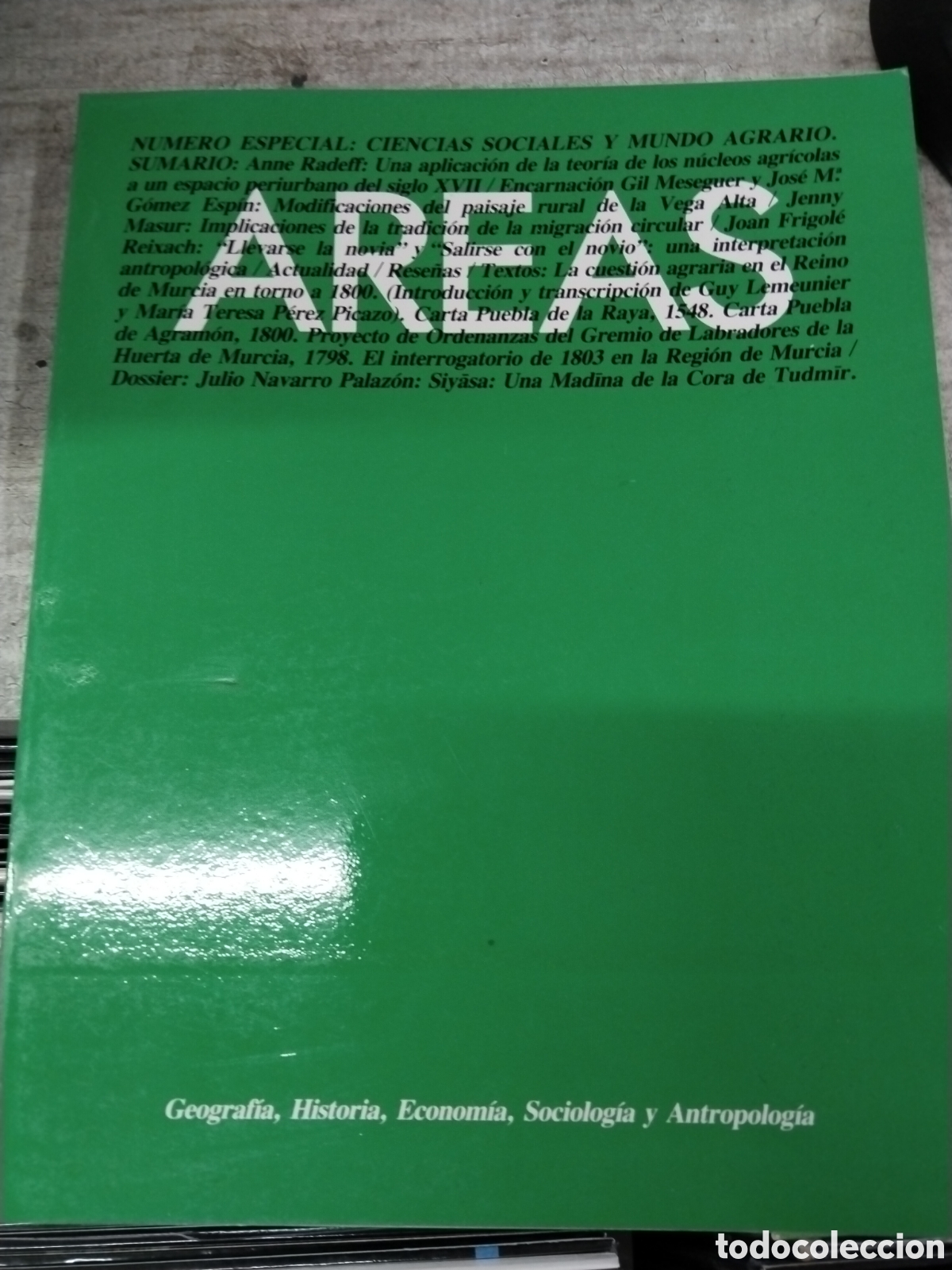 Libros: N&uacute;mero especial ciencias sociales y mundo agrario