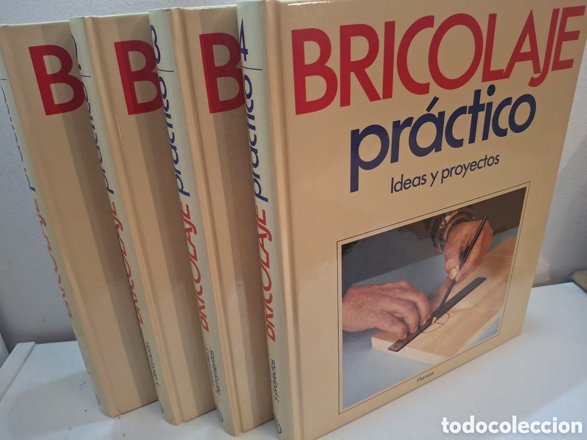 Libros: BRICOLAJE PRACTICO, 4 VOLUMENES, NUEVO EN SU CAJA, PLANETA, 1992