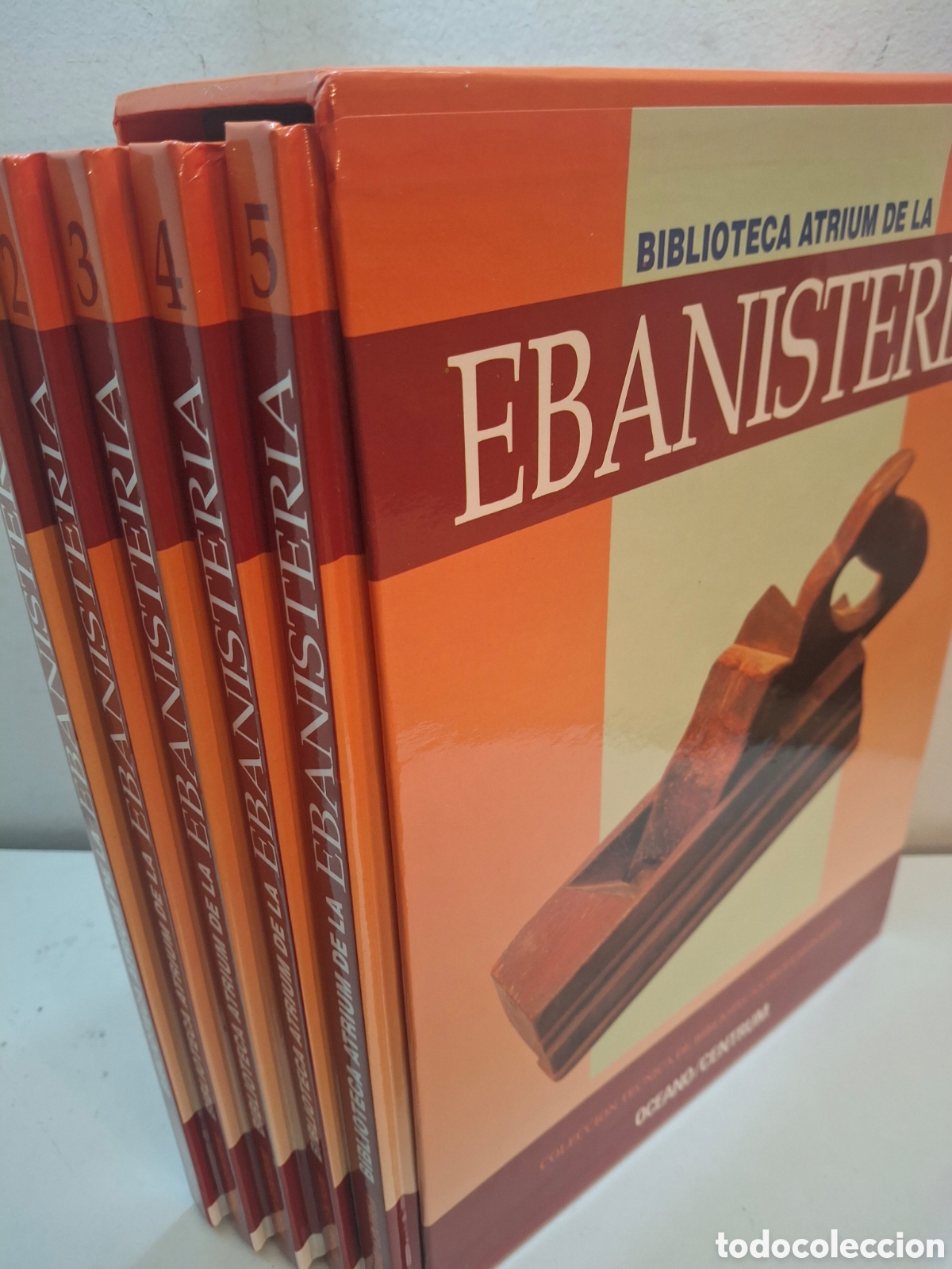 Libros: BIBLIOTECA ATRIUM DE LA EBANISTERIA, CINCO VOLUMENES, OCEANO / ATRIUM, 1993