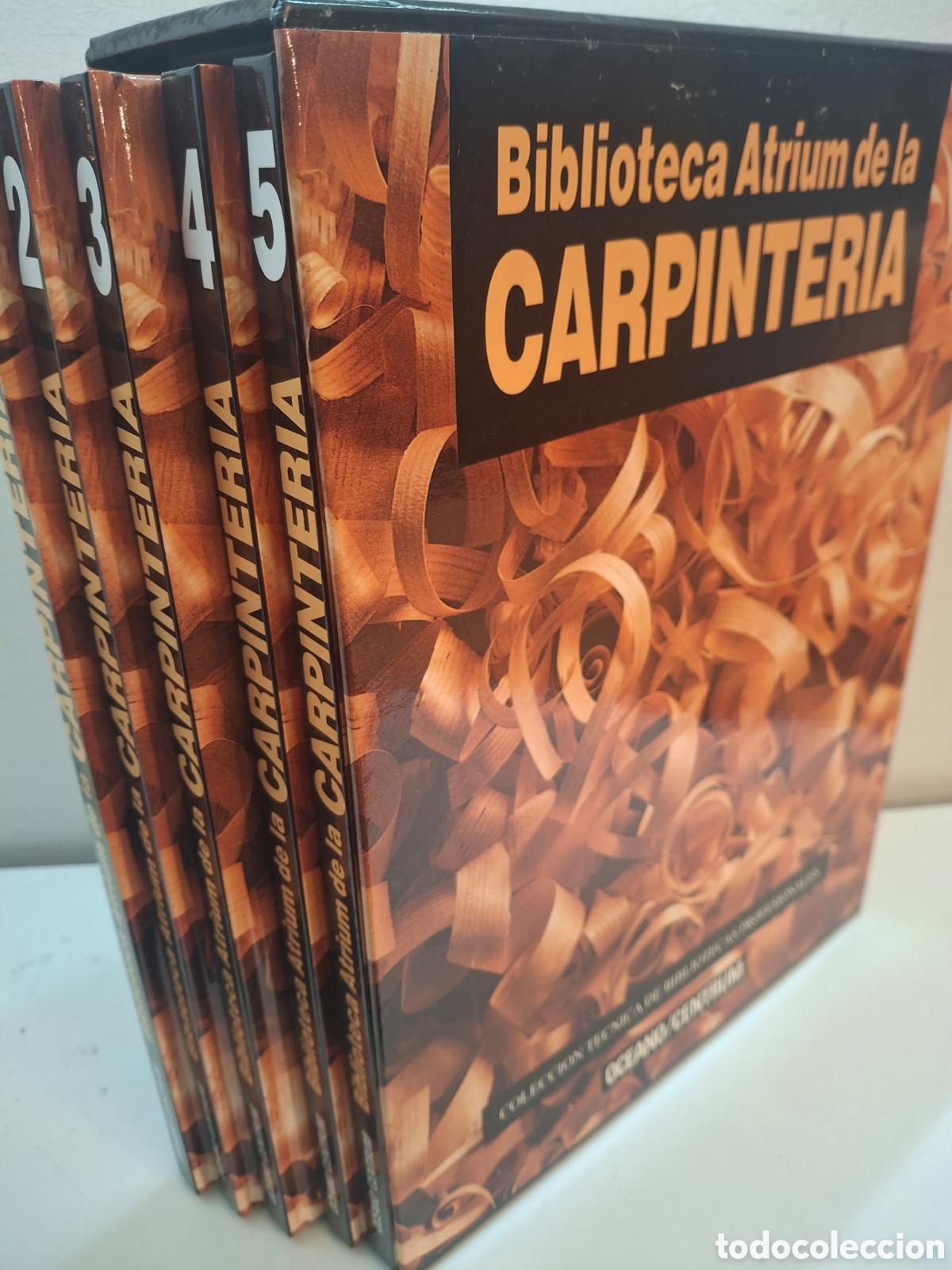 Libros: BIBLIOTECA ATRIUM DE LA CARPINTERIA, CINCO VOLUMENES, OCEANO / ATRIUM, 1993