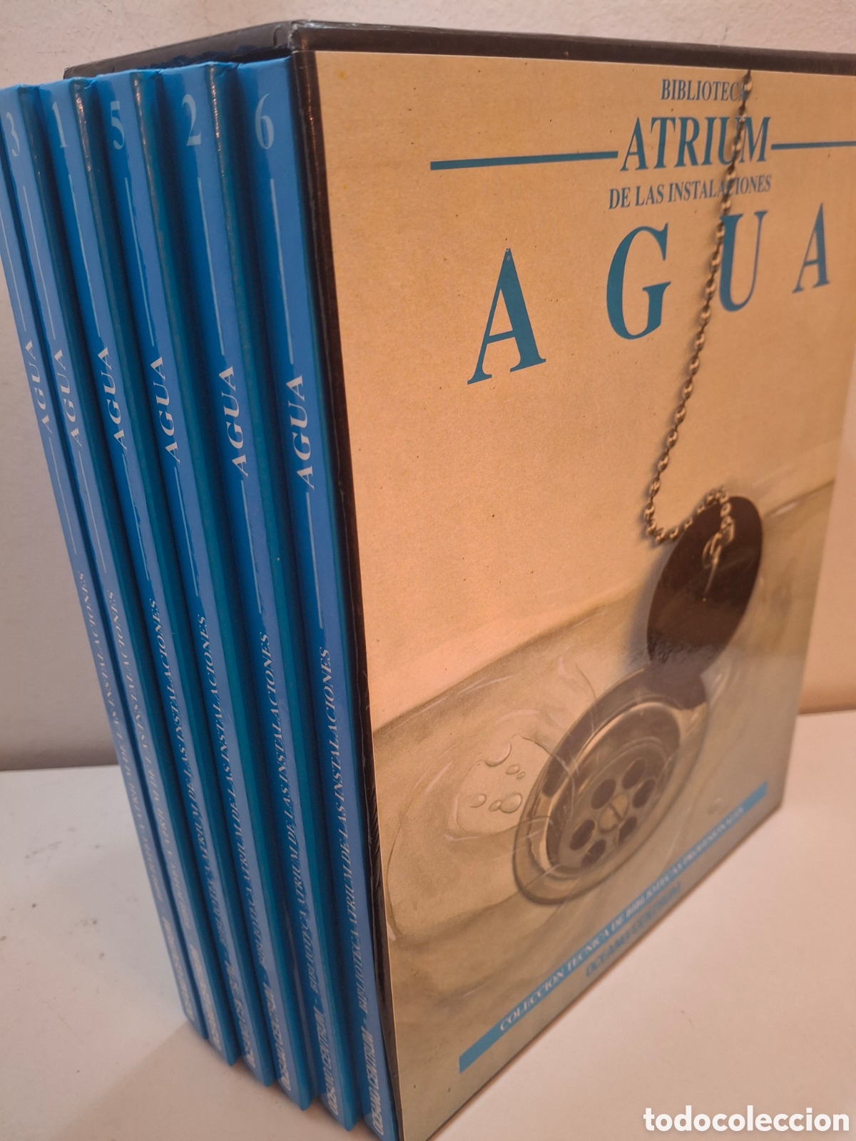 Libros: BIBLIOTECA ATRIUM DE LAS INSTALACIONES, AGUA, 6 TOMOS, 1992
