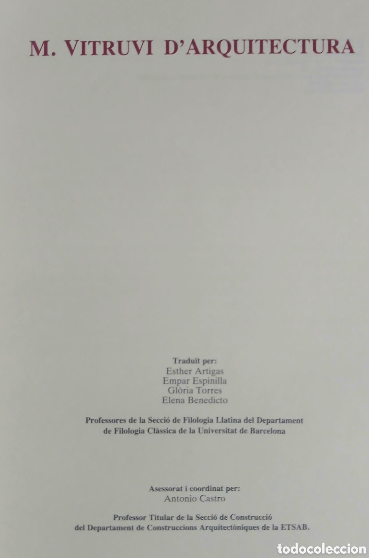 Libros: M.Vitruvi darquitectura - Foto 3