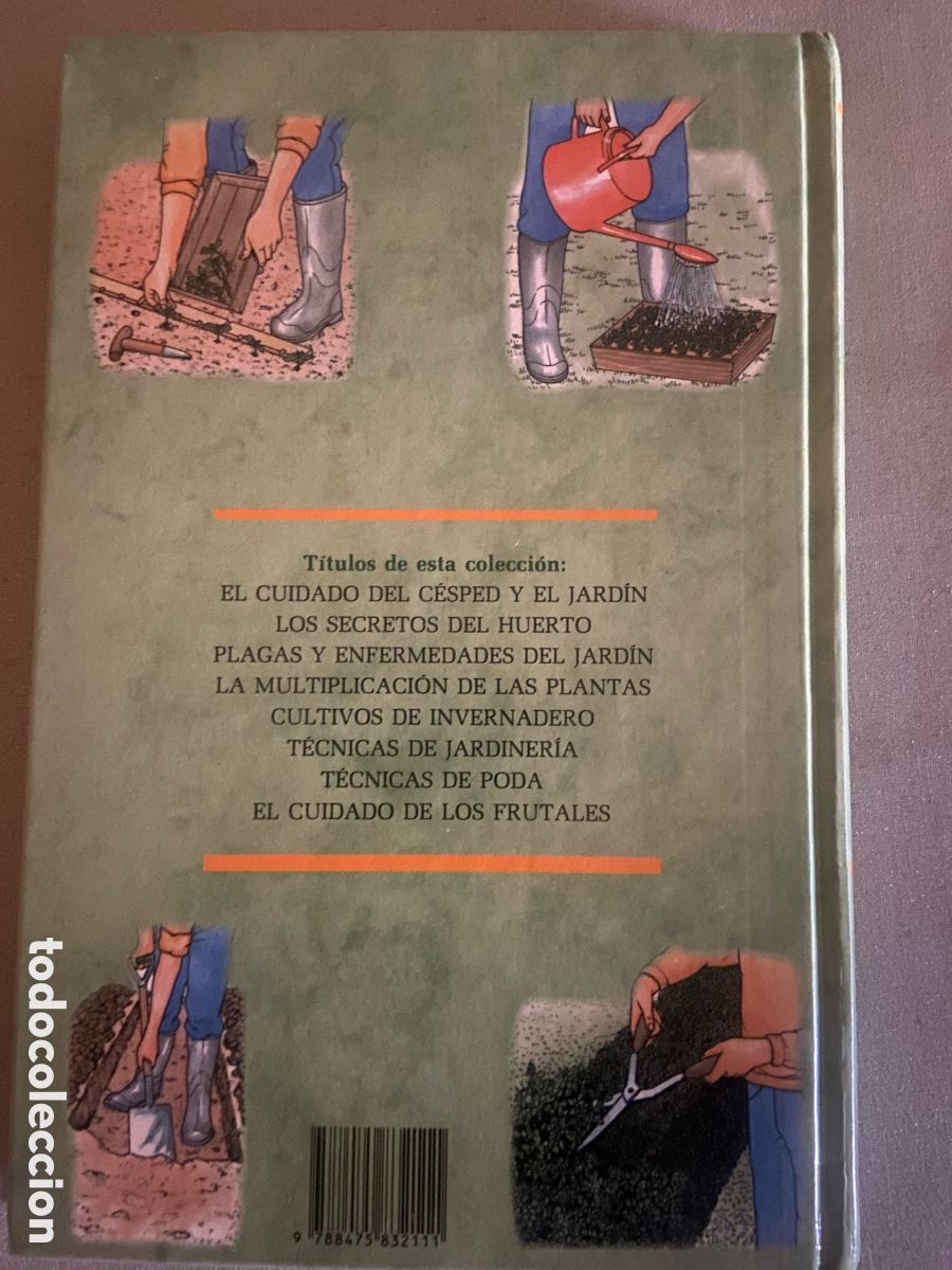Libros: EL CUIDADO DEL CESPED Y DEL JARDIN. EDITORIAL FOLIO - Foto 2