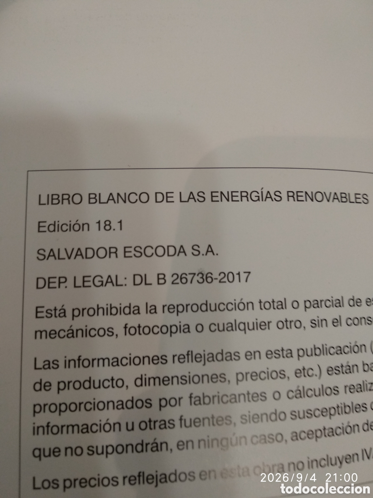 Libros: Libro blanco de las renovables (Salvador Escoda S.A.) - Foto 15