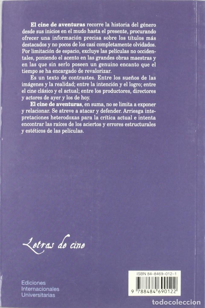 Libros: EL CINE DE AVENTURAS (LUIS PÉREZ BASTÍAS) EIUNSA 2001 - Foto 2 - 218774145