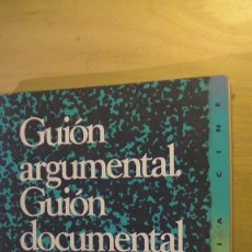 Libros: GUIÓN ARGUMENTAL, GUIÓN DOCUMENTAL ( FELDMAN, SIMÓN ). GEDISA, 1993. Lote 313521638