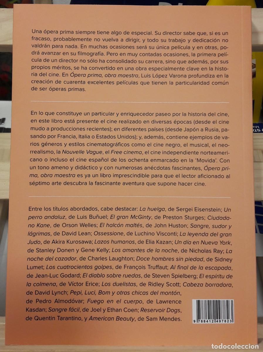 Libros: OPERA PRIMA OBRA MAESTRA - Foto 2