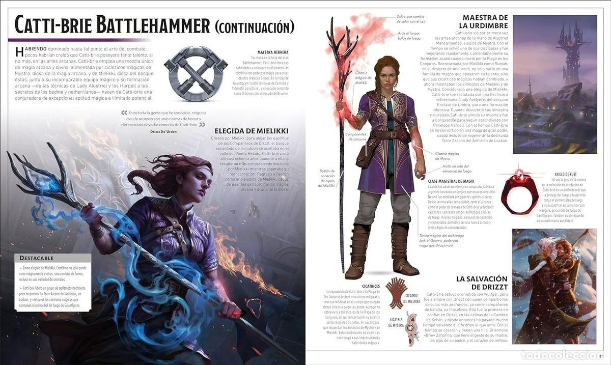 Libros: DUNGEONS & DRAGONS - LA LEYENDA DE DRIZZT - DICCIONARIO VISUAL - Foto 2