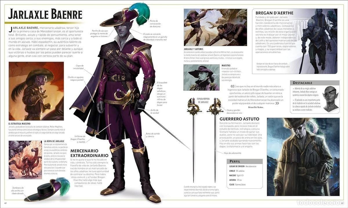 Libros: DUNGEONS & DRAGONS - LA LEYENDA DE DRIZZT - DICCIONARIO VISUAL - Foto 4