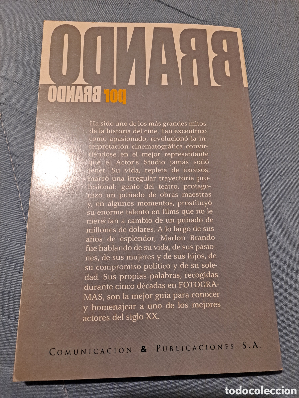 Libros: Libro &rdquo;Brando por Brando&rdquo; - Foto 2