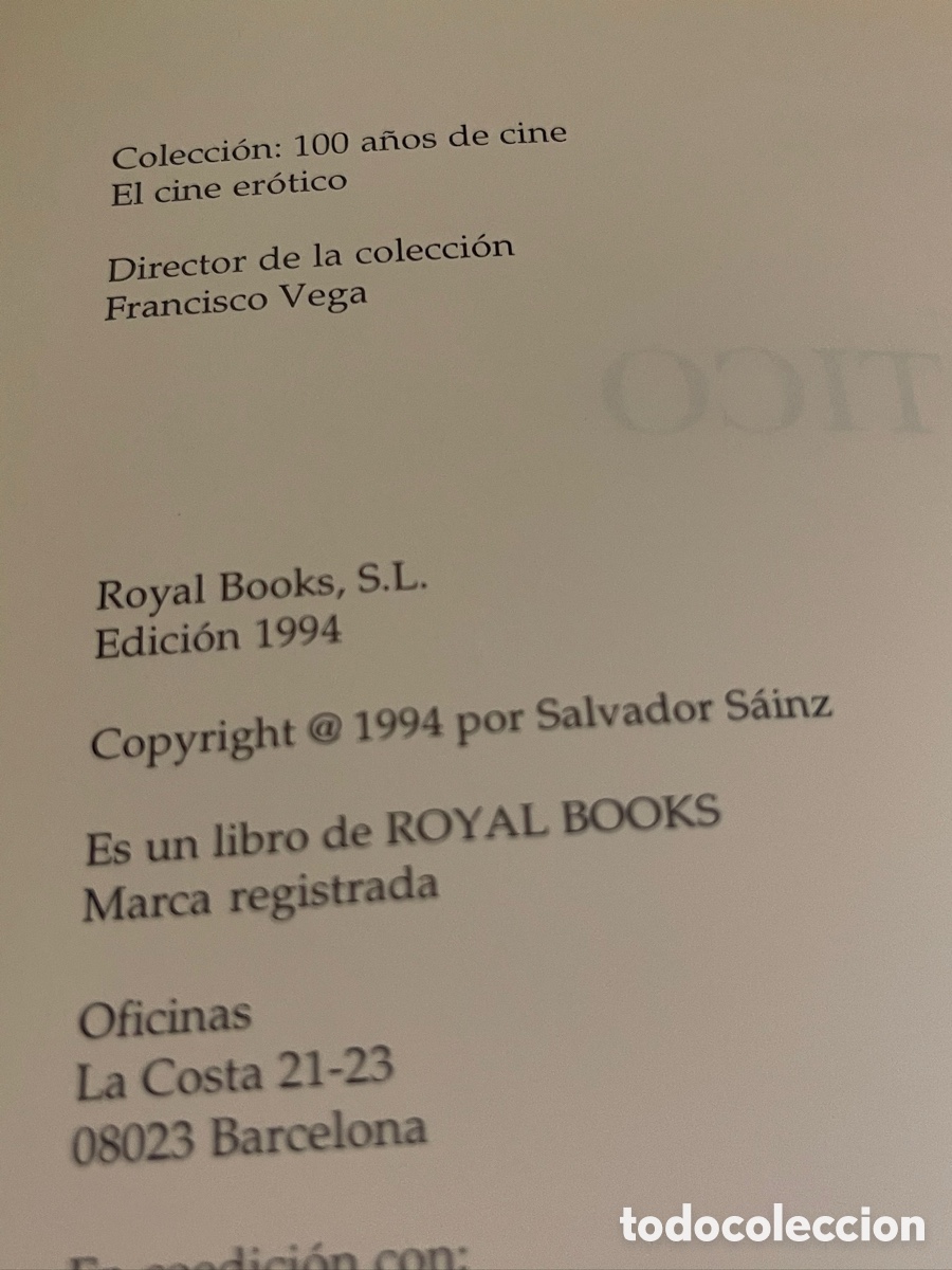 Libros: EL CINE EROTICO A&Ntilde;O 1994 - Foto 2