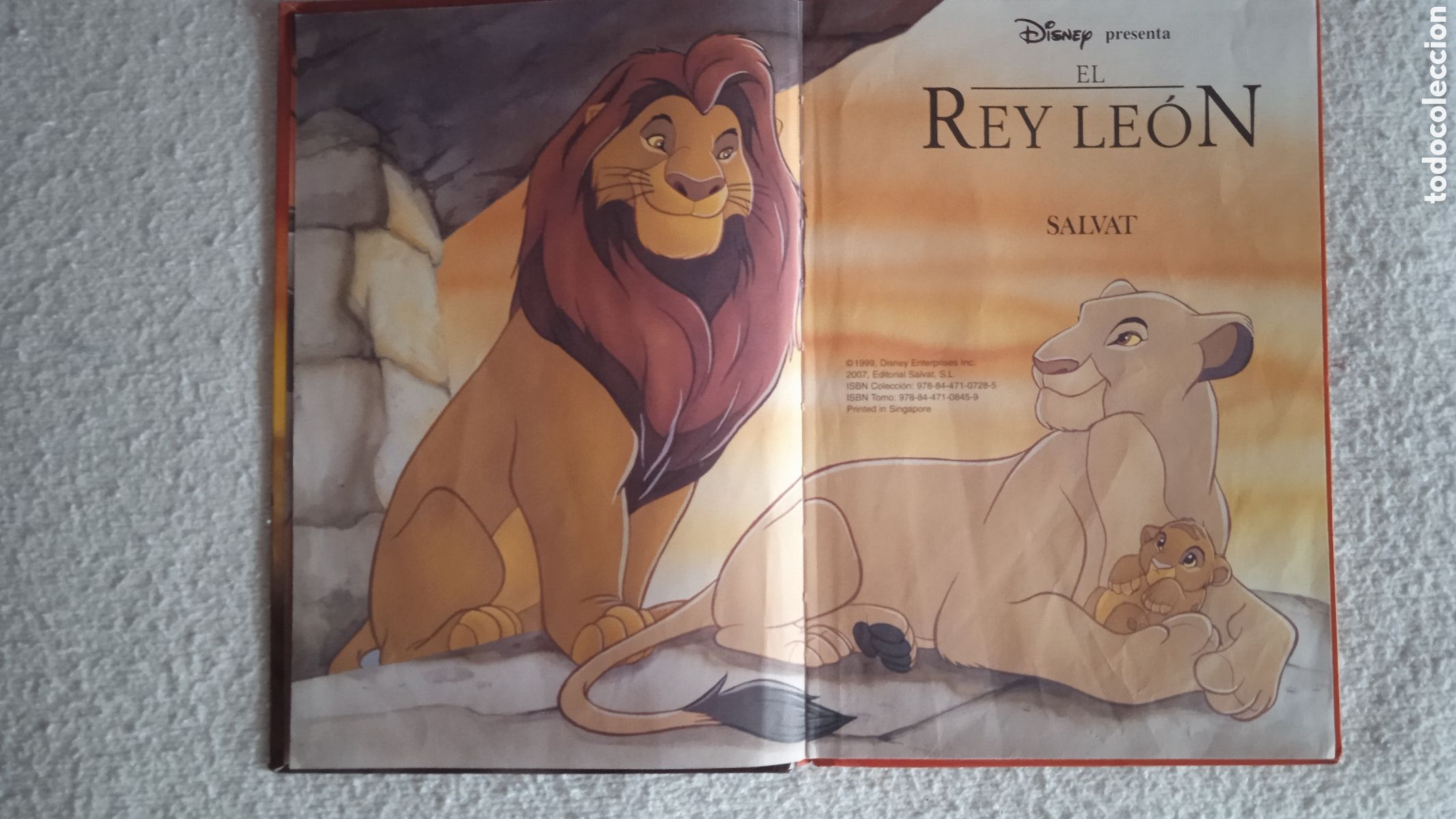 Livros: Libro Disney Presenta: El Rey Leon (Salvat)