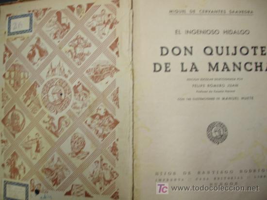 Libros de segunda mano: DON QUIJOTE DE LA MANCHA - Foto 2