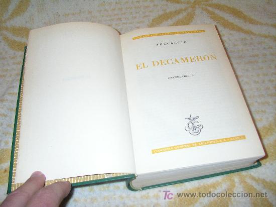 Libros de segunda mano: BOCCACCIO - EL DECAMERON - EN PIEL. - Foto 2