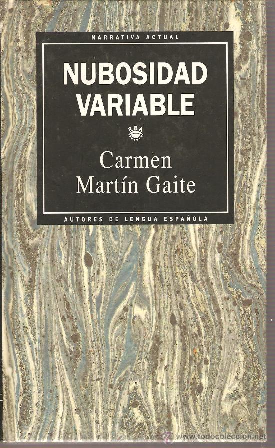 Libros de segunda mano: NUBOSIDAD VARIABLE - CARMEN MARTIN GAITE - Foto 1